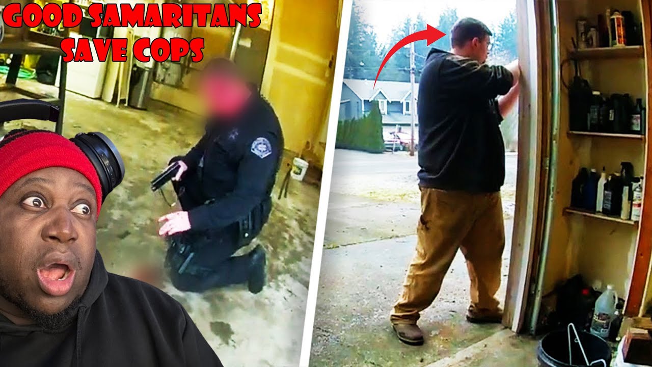 Good Samaritans Save Cops From Active Shooter 𝐑𝐄𝐀𝐂𝐓𝐈𝐎𝐍