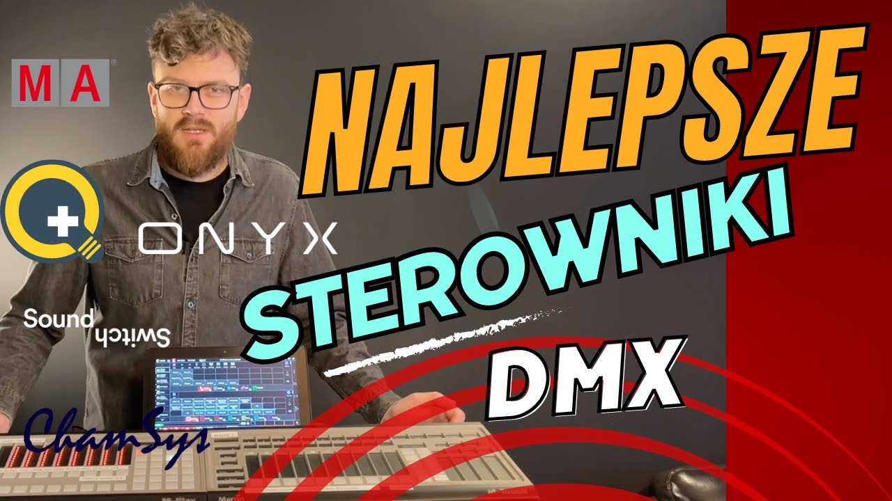 Jaki sterownik DMX jest najlepszy? Sterownik do głów? sterownik DMX na komputer? QLC+, ONYX