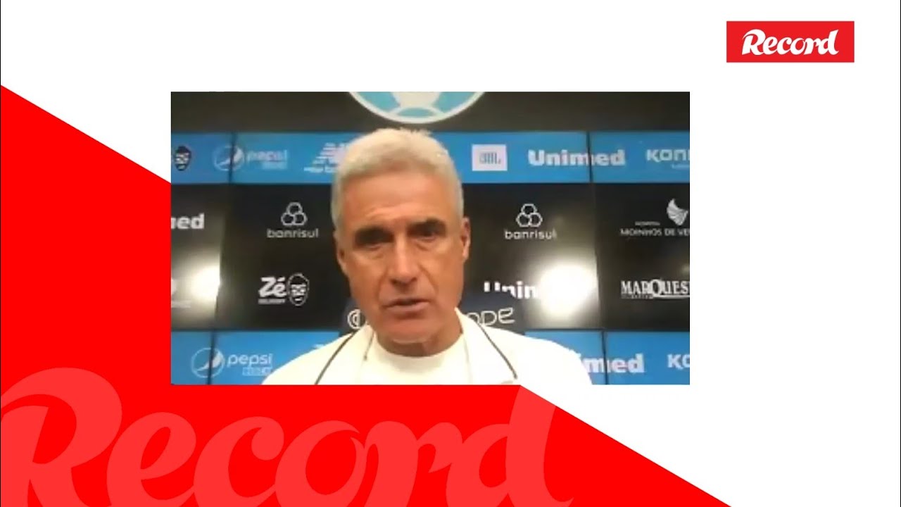 Entrevista completa com o treinador Luís Castro (Grémio)
