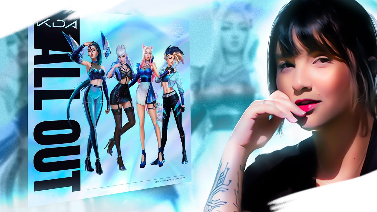 REACT: K/DA - ALL OUT EP: I'LL SHOW YOU, DRUM GO DUM E VILLAIN!