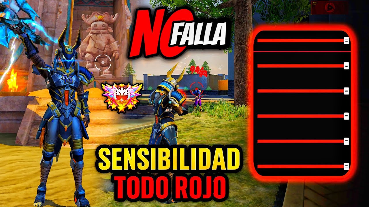 SENSIBILIDAD 👹 para dar TODO ROJO en la NUEVA ACTUALIZACIÓN de FREE FIRE 2026 ✅
