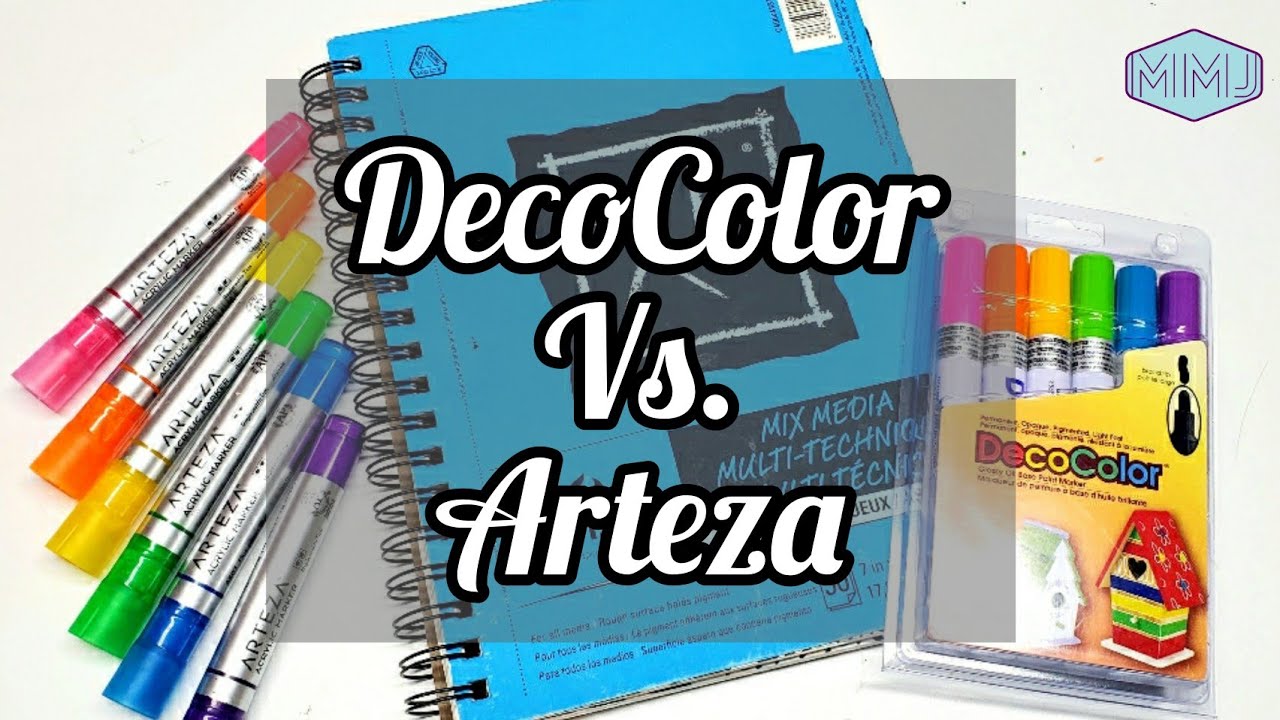 Art Product Review - Arteza Markers vs. DecoColor Markers