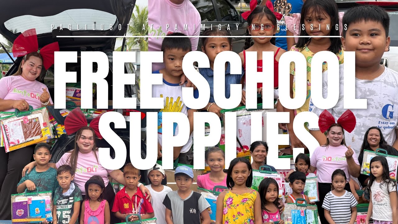 GIVING FREE SCHOOL SUPPLIES TO 100 KIDS
