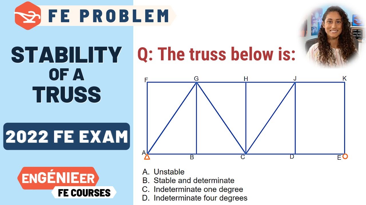 How to Determine the Stability of a Truss | FE Exam Review