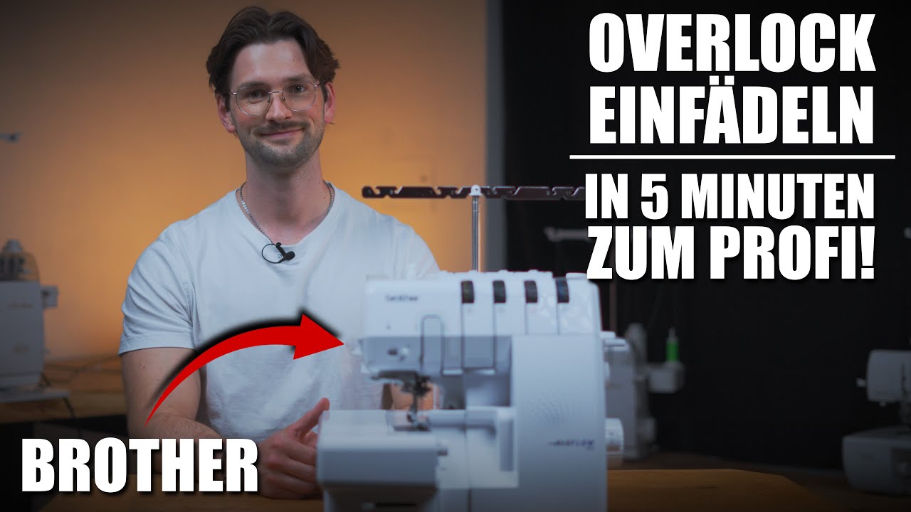 Tutorial Overlock einfädeln – brother Airflow (Lufteinfädelung) – So machst Du es sicher richtig!