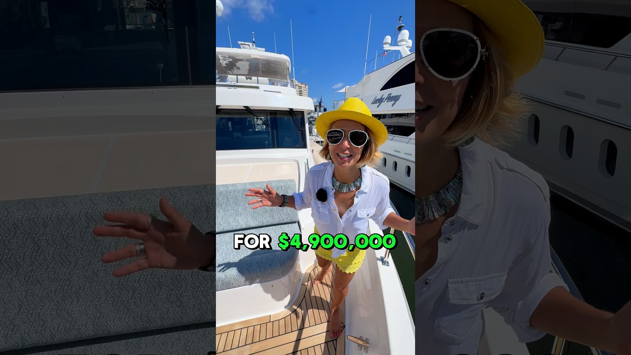 Яхта-вилла за 4,9 млн долларов 🤩 Полный тур смотрите на странице @NautiStyles &laquo;Offshore 70&raquo; #яхтт...