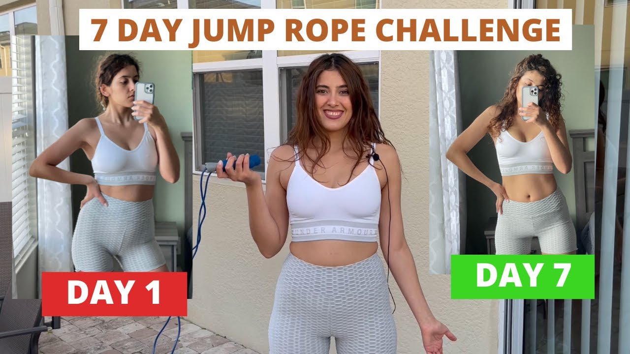 7 DAY JUMP ROPE CHALLENGE (1000 jumps per day) & Results