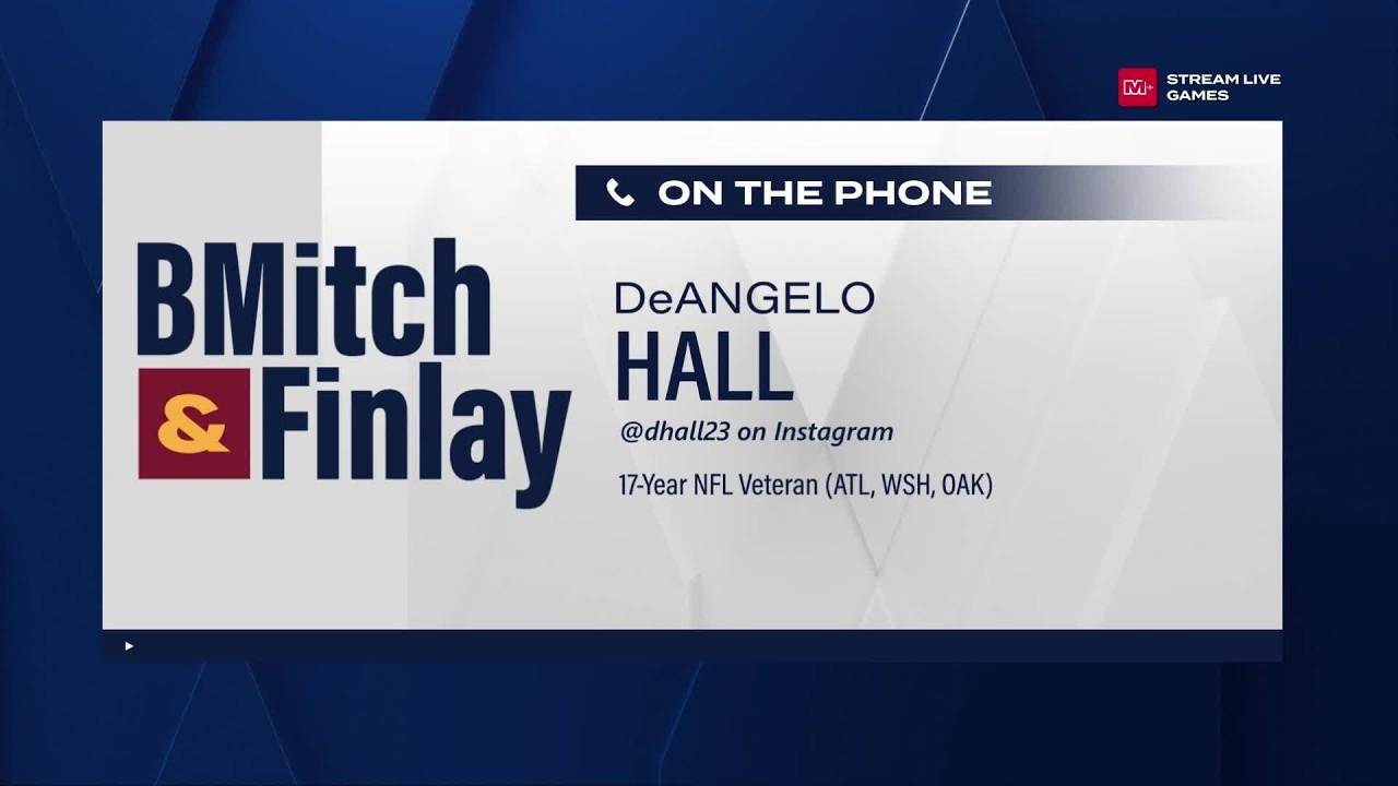 DeAngelo Hall looks at where Commanders might go in 2026 NFL Draft | BMitch and Finlay