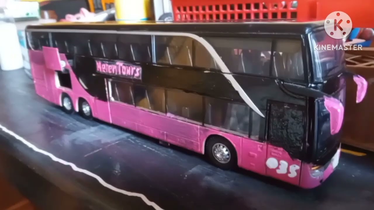 Mi nuevo autobus setrra de doble piso de autobuses Helen Tours 035 a escala