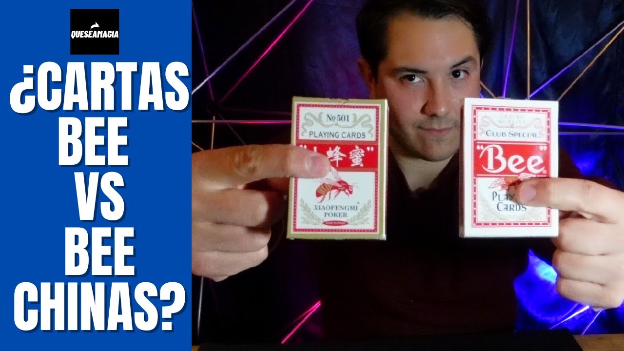 Cartas BEE vs cartas BEE copias CHINAS!!!