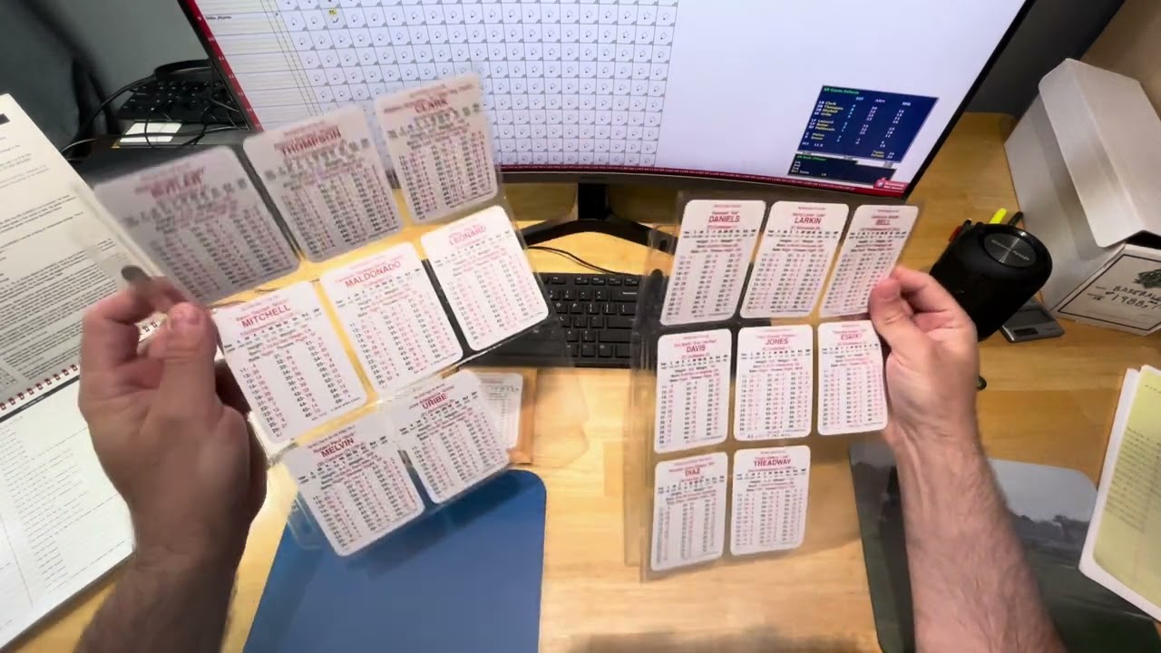APBA Baseball MG - 88 Reds at Giants  w MG tips and tricks commentary - for Dave G