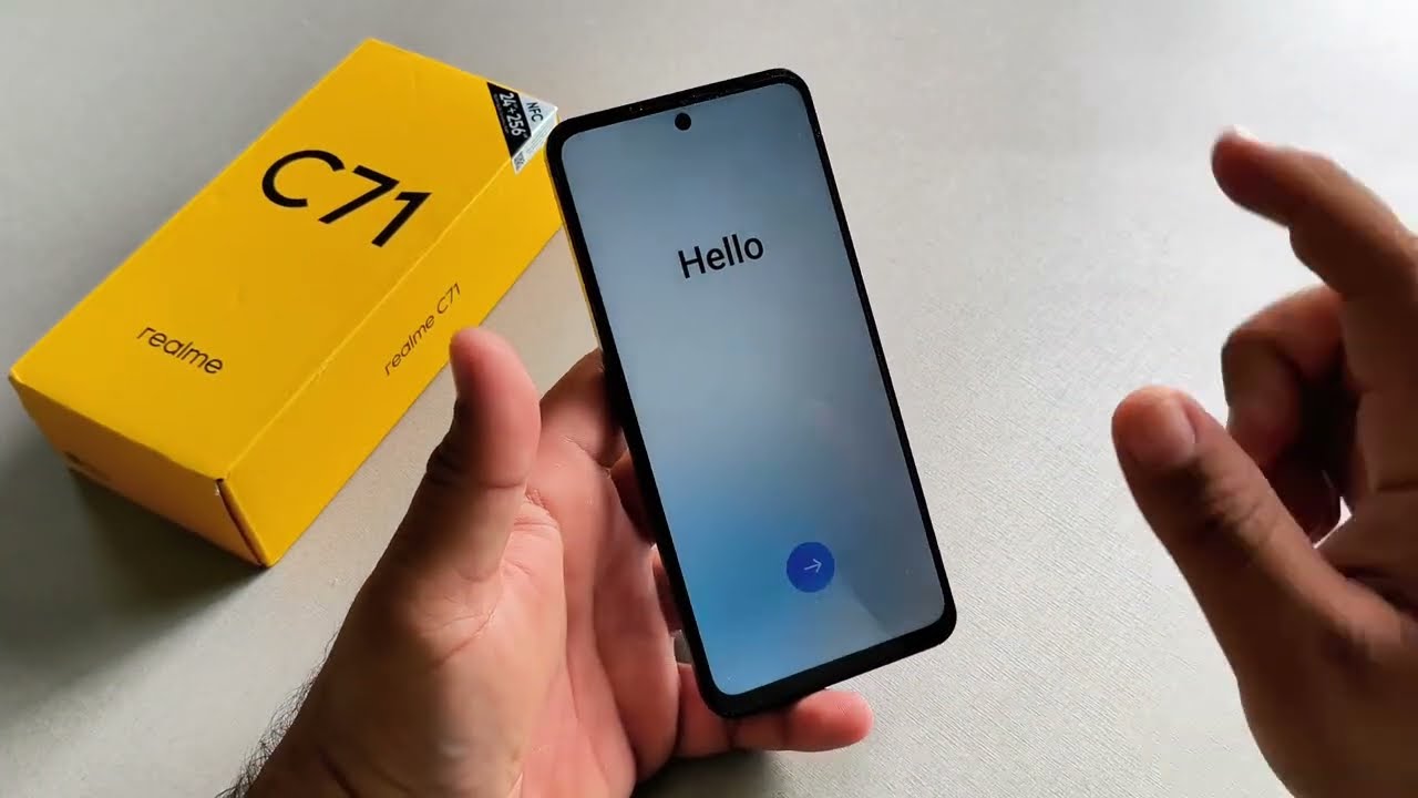 CONFIGURANDO PELA PRIMEIRA VEZ REALME C71 - R&Aacute;PIDO E F&Aacute;CIL #REALMEC71