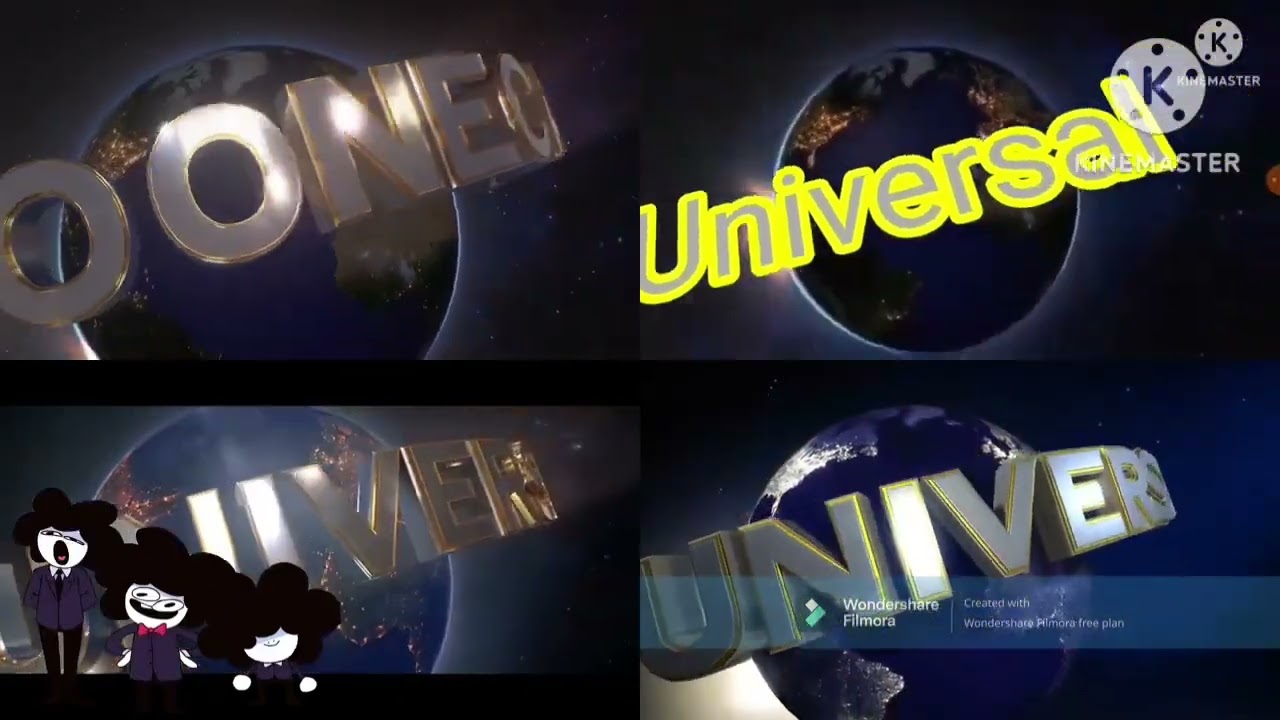 Universal Pictures Acapella Fanfare Comparison Superparison 1 Quadparison 2 #TheCra5yCartoons#