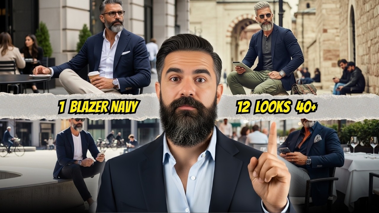 12 Looks con Blazer Azul Navy que TRANSFORMAN tu Estilo después de los 40