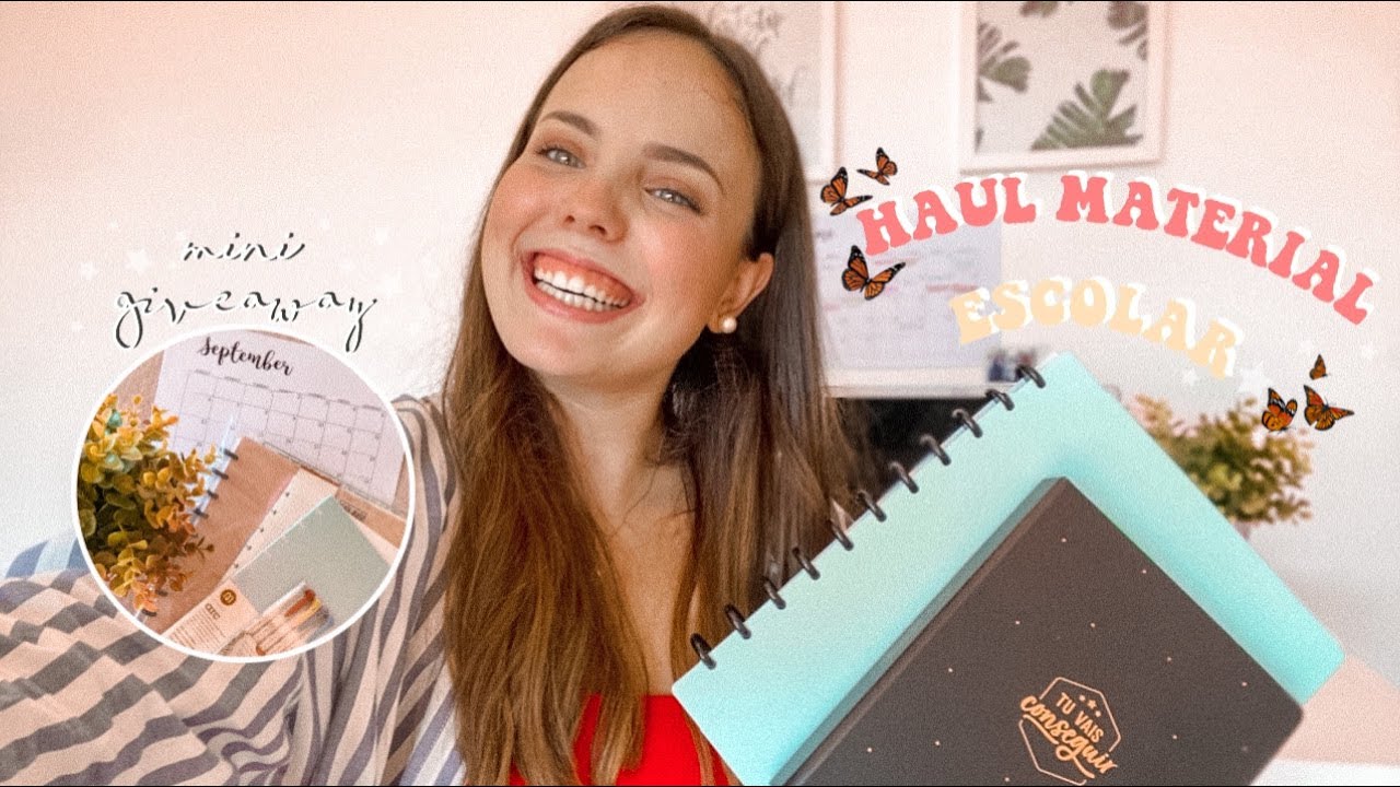 HAUL & SORTEIO DE MATERIAL ESCOLAR  // Back to School Ep.1 | Catarina Milhinhos