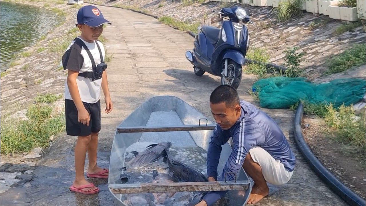 Đưa Mao Đệ đi câu đài thử cảm giác kéo co với cá - Lục Tặc