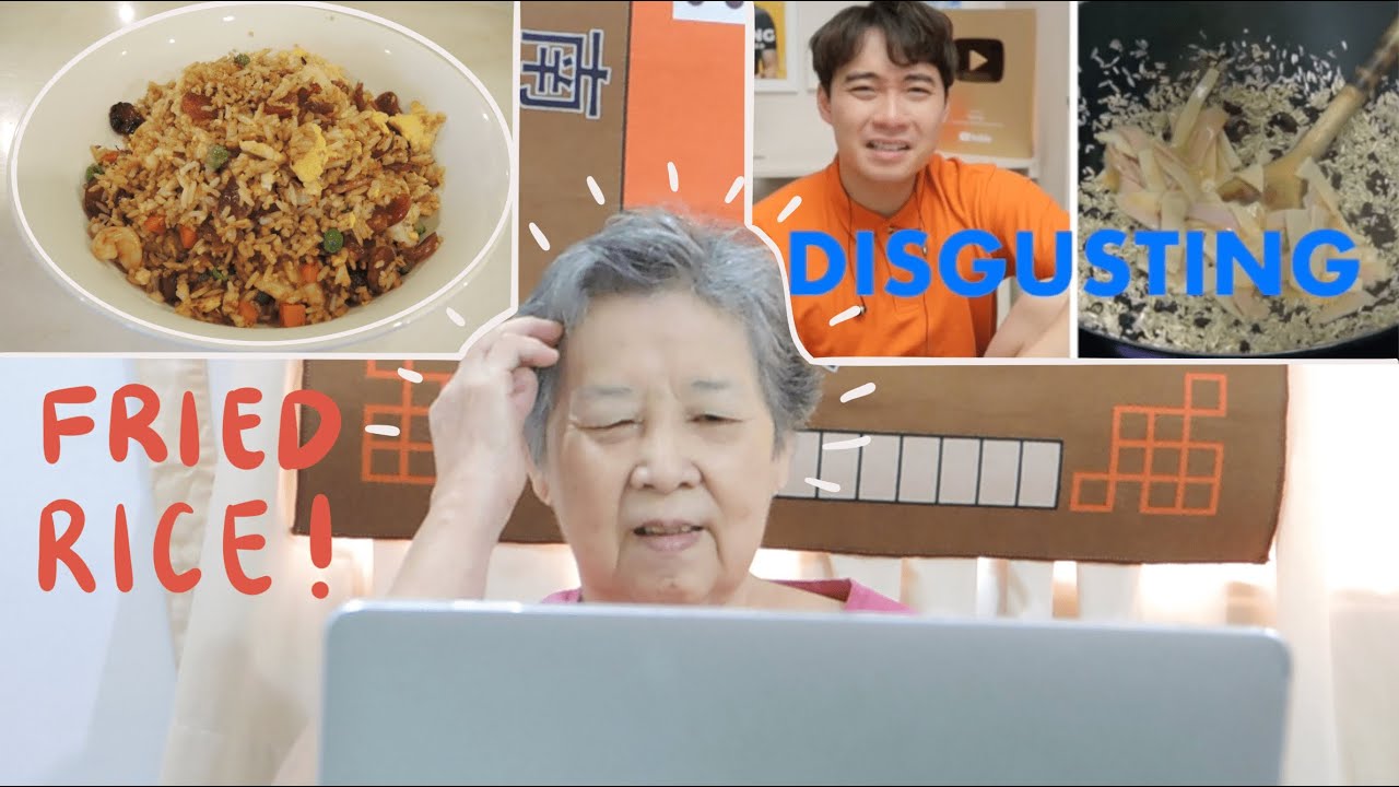 Malaysian Grandma reacts to Uncle Roger and makes her own FRIED RICE! | Grandma Alice