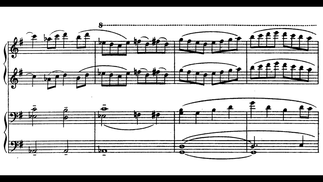 Sergei Rachmaninoff - Romance for piano 4 hands (Vladimir/Vovka Ashkenazy) (1894)