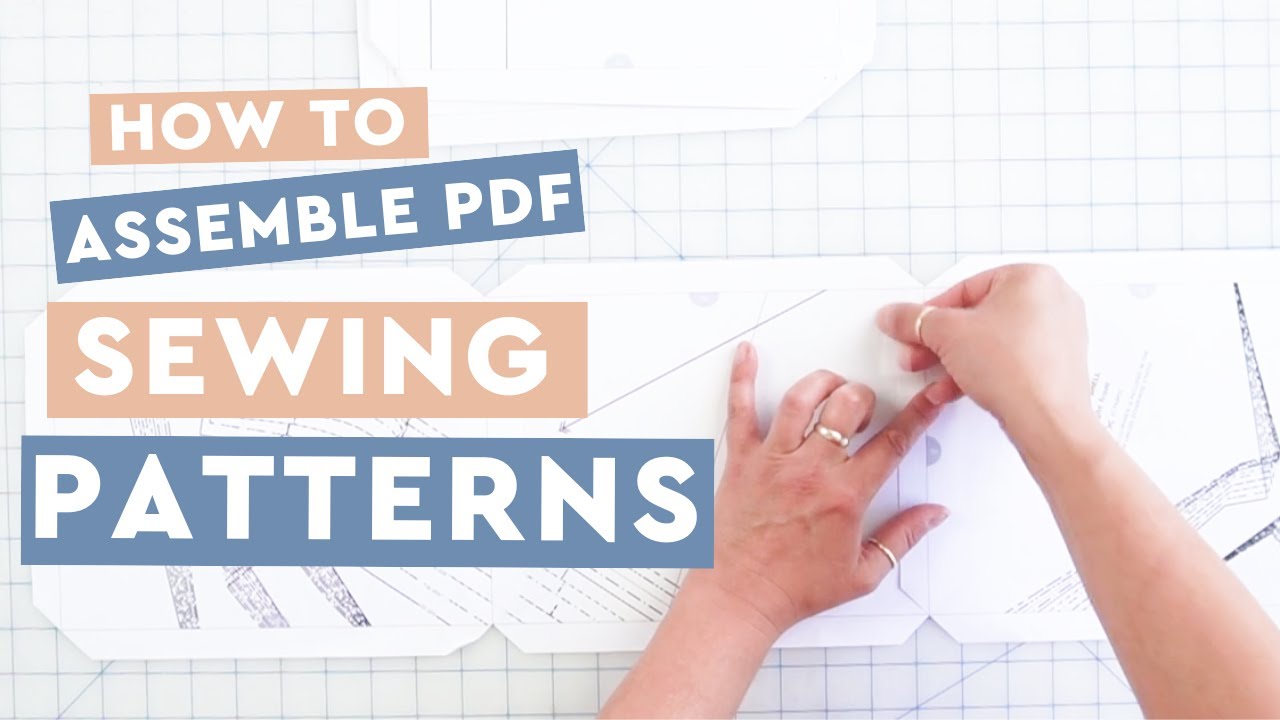 How to Assemble PDF sewing patterns | Closet Core Patterns