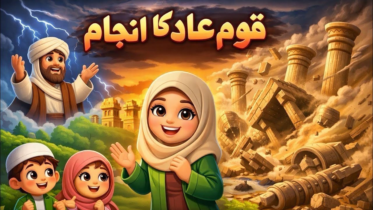 Qaum e Ad Ki Khaufnaak Tabahi 😱 | Prophet Hud (A.S) True Story | 7 Nights 8 Days Storm | #QaumEAd