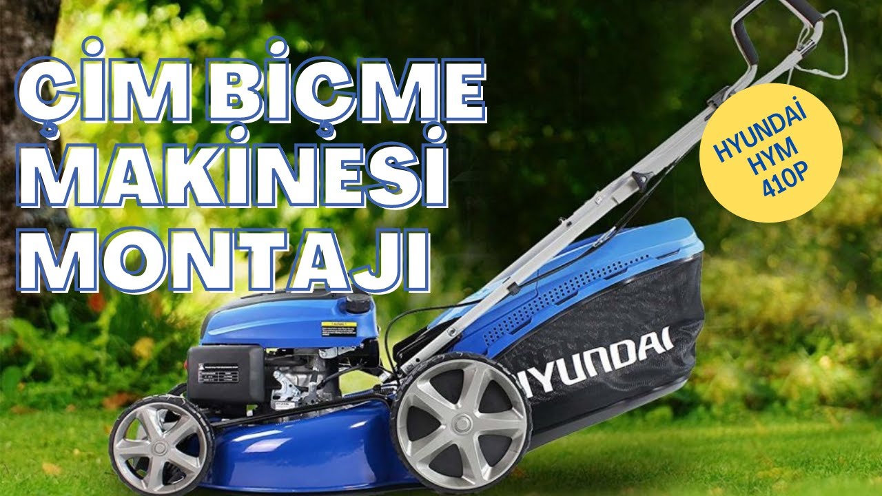 Hyundai HYM 410P Çim Biçmeyi İnceledik, Çalıştırdık I enbahce.com