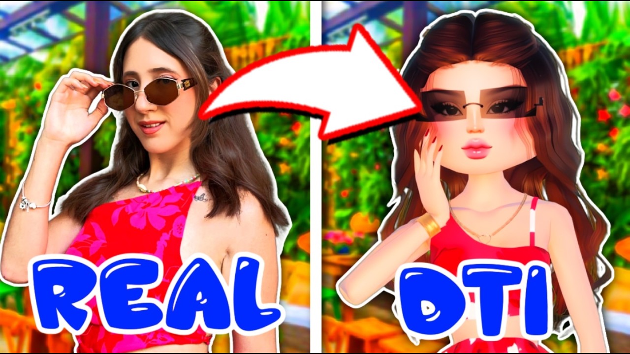LOOK DA VIDA REAL ao DRESS TO IMPRESS no ROBLOX!