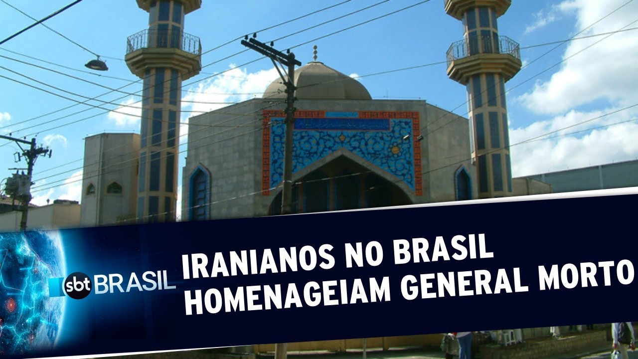 Iranianos no Brasil protestam contra a morte do general Soleimani | SBT Brasil (06/01/20)