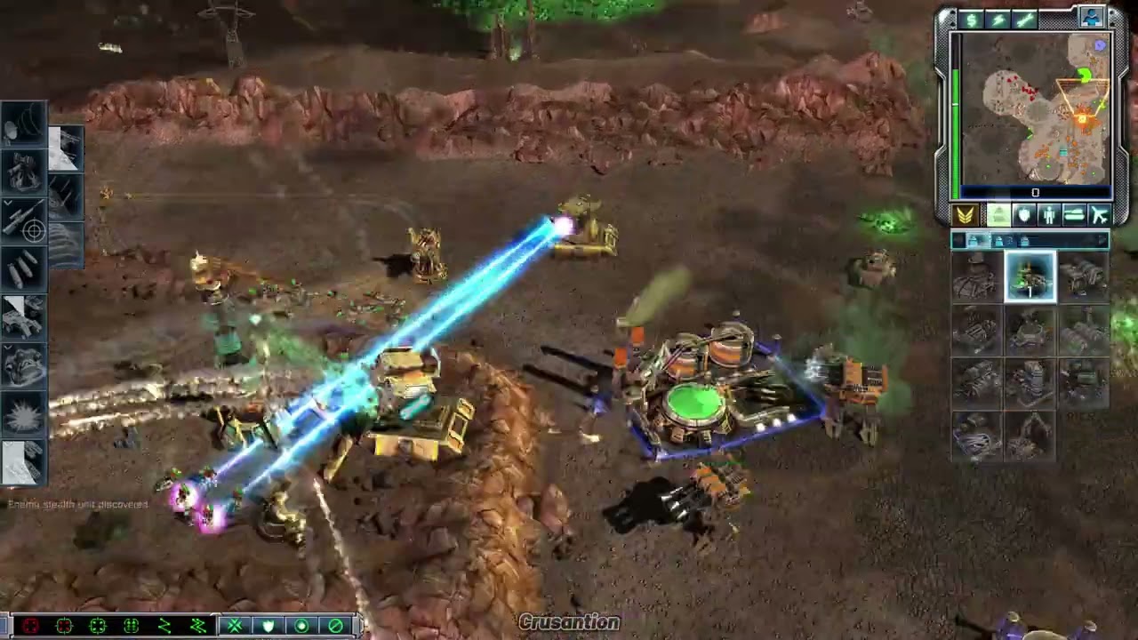 CNC 3 KW Tiberium Chaos v0.7 GDI против 2 жестоких ИИ - Следопыт (Отмечен Кейном)