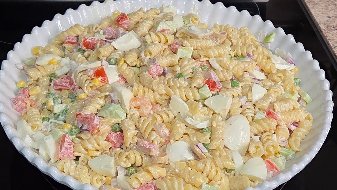 #La meilleure recette de salade des pâtes partager par les grand-mamans partager _ Et facile à faire