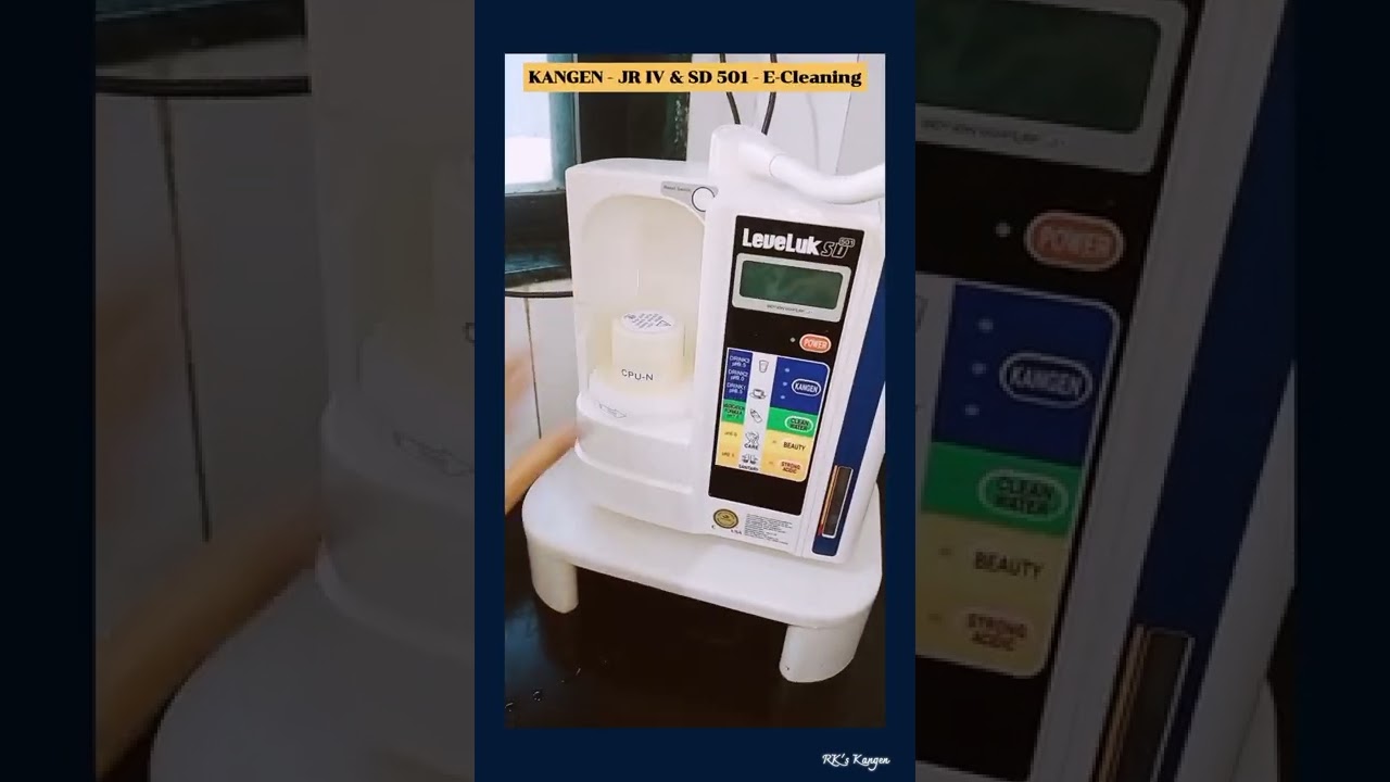 E-Cleaning of KANGEN JR IV & SD 501 #shorts