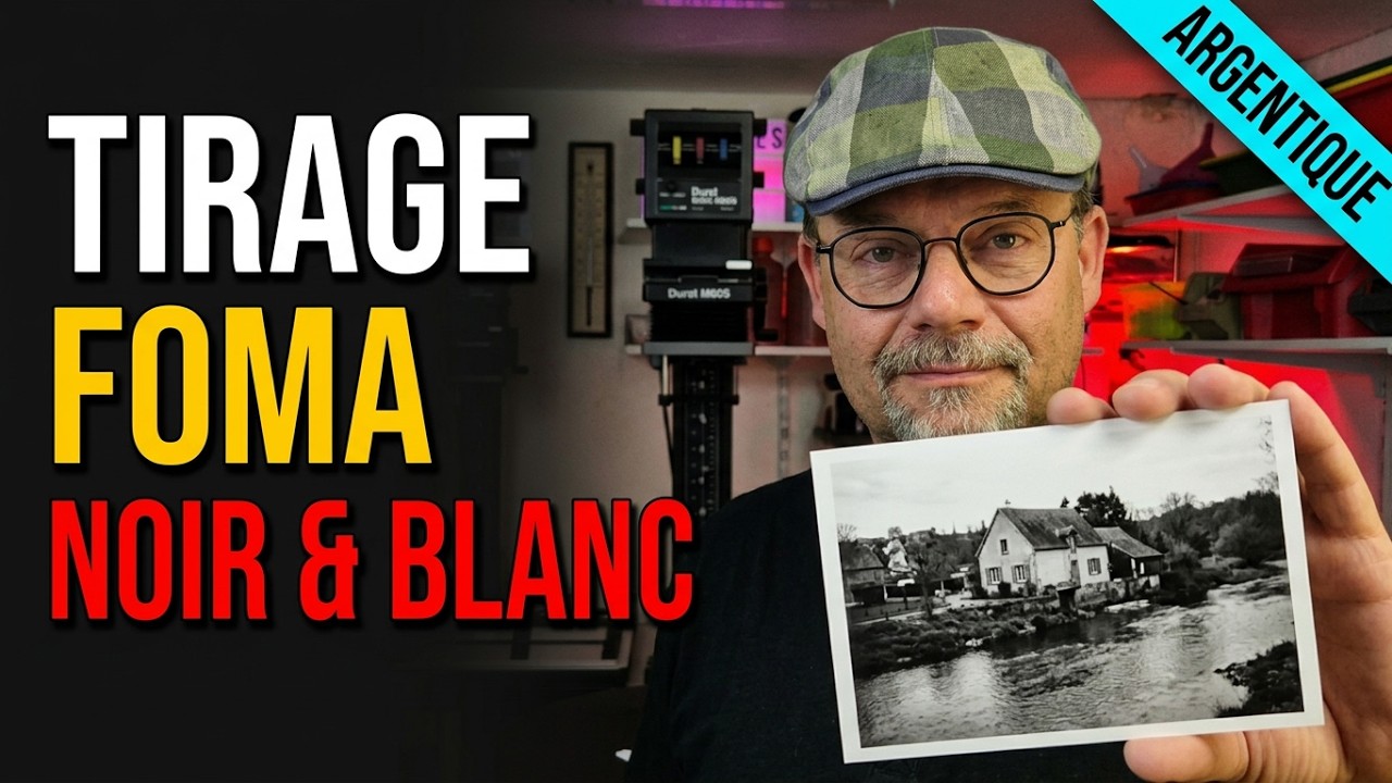 Tirage papier argentique FOMA en chambre noire avec Durst M605  (Darkroom)