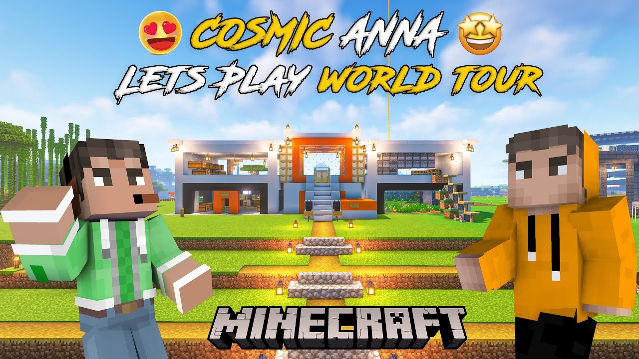 WORLD TOUR OF THE COSMIC BOY ANNA - Minecraft Let's Play Telugu | GMK GAMER