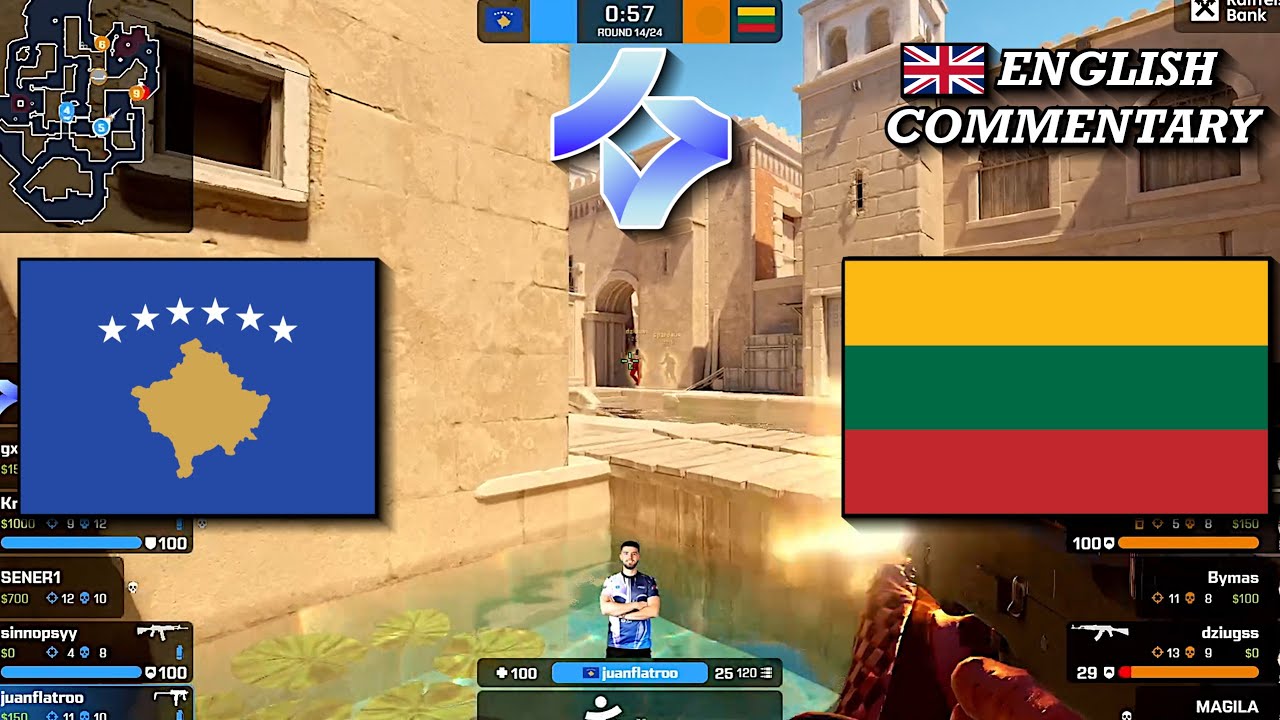 KOSOVA VS LITHUANIA - EU CHAMPIONSHIP - HIGHLIGHTS - ENG