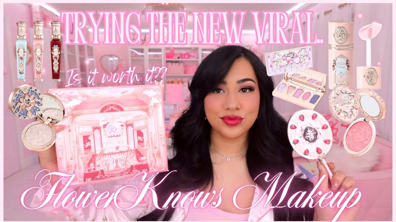 TESTING THE VIRAL FLOWER KNOWS MAKEUP! IS IT WORTH BUYING??