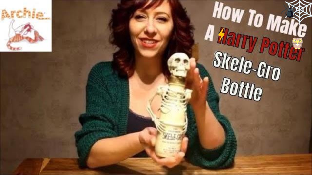 How To Make A Harry Potter Skele-Gro Bottle Prop