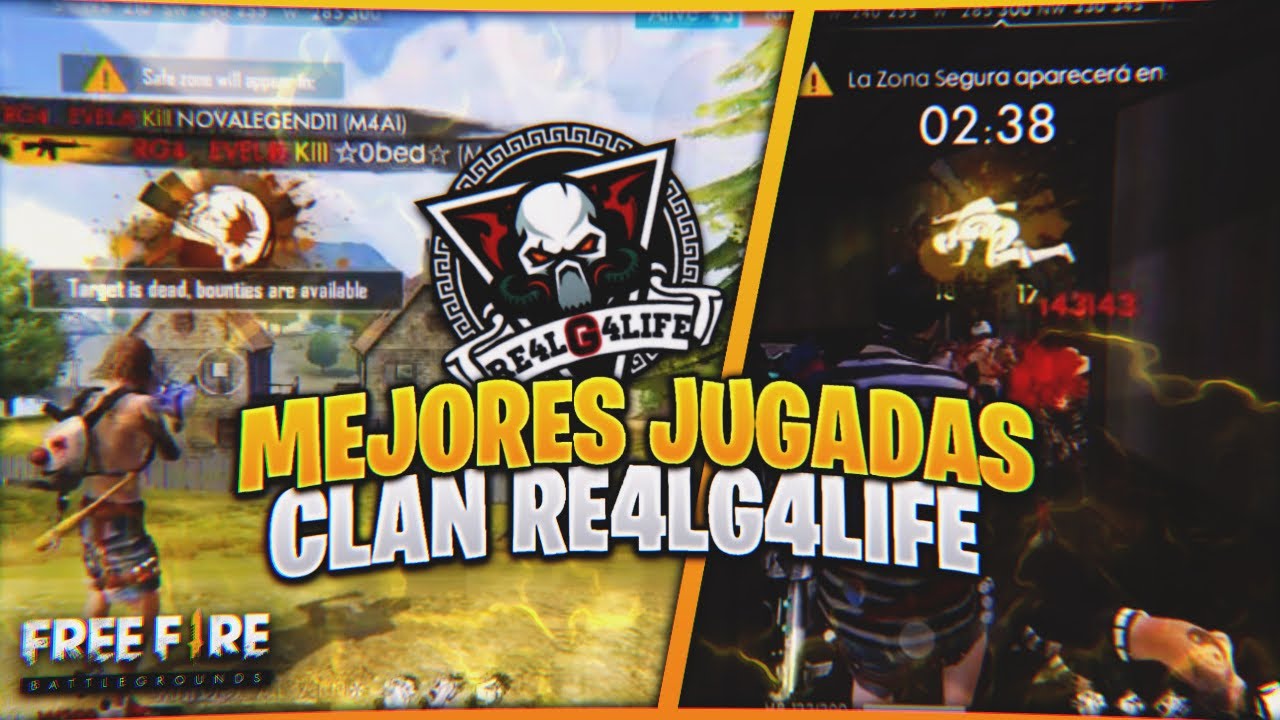 LAS MEJORES JUGADAS DEL CLAN RE4LG4LIFE // BEST PLAYERS // FREE FIRE 💥
