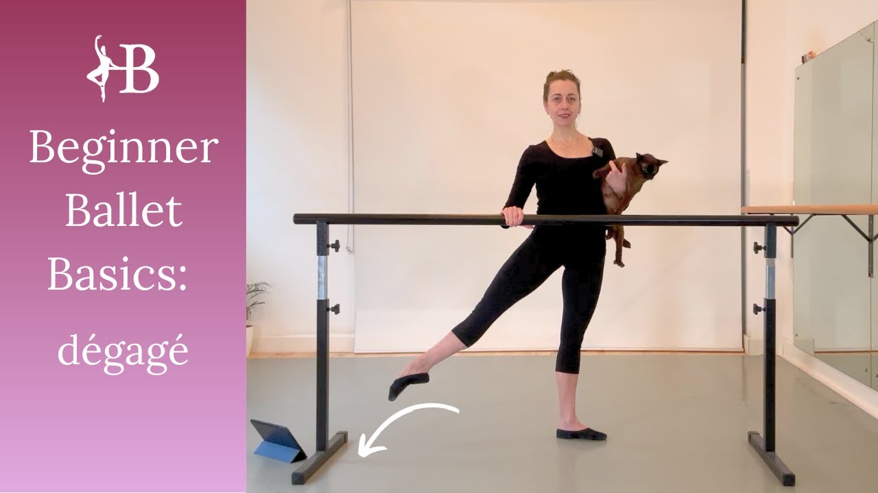 Beginner Ballet Basics: Dégagé (Battement Tendu Jeté) | Adult Ballet
