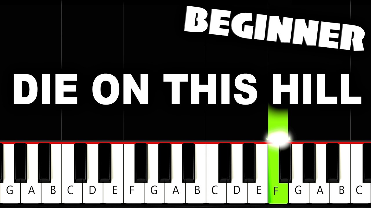 SIENNA SPIRO - Die On This Hill - BEGINNER Piano Tutorial