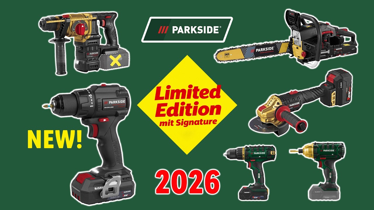 TOP PARKSIDE Limited Edition Tools 🔥 30 Years Special Collection 2026