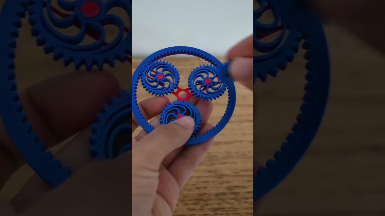 3D printing planetary gear fidget spinner