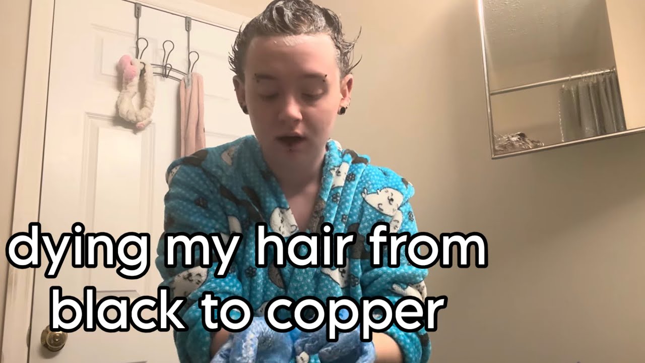 dying my hair from black to copper
