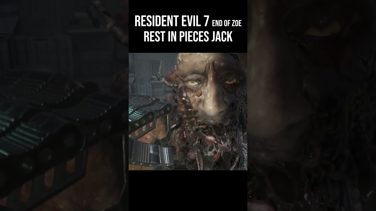 REST IN PIECES JACK | RESIDENT EVIL 7 BIOHAZARD: END OF ZOE #shorts
