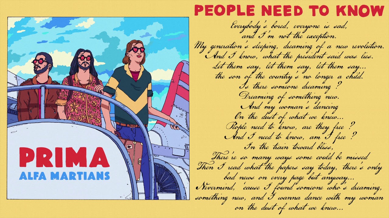 Alfa Martians - People need to know (Official Audio)