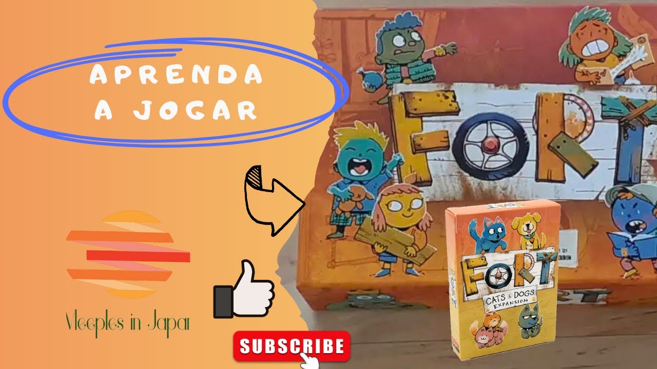 Aprenda ou relembre como jogar Fort com a expansão Cats & Dogs