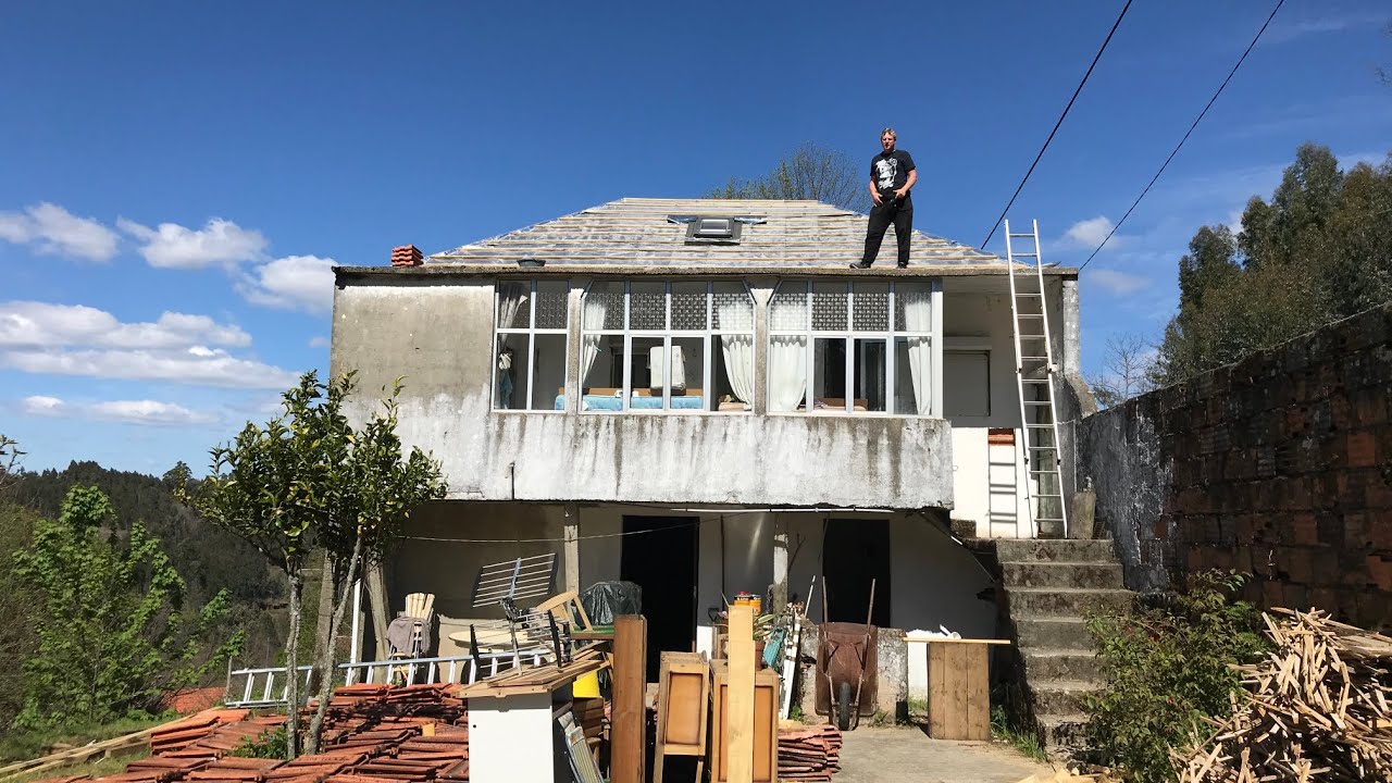 Central Portugal House Tour - What have we been up to?! Then and now! Husband and Wife Renovation!