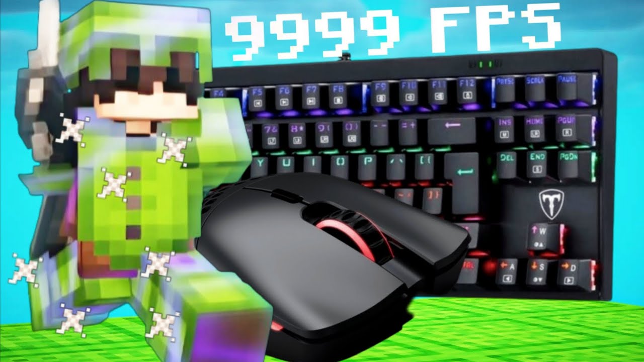 Clicky Keyboard + Mouse ASMR Sounds - Speed Bridging, PvP, Clutches | Bedwars