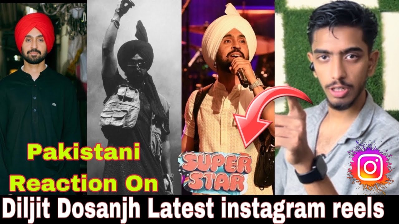 Pakistani Reaction On | Diljit Dosanjh | Latest Instagram Reels | Reaction Box