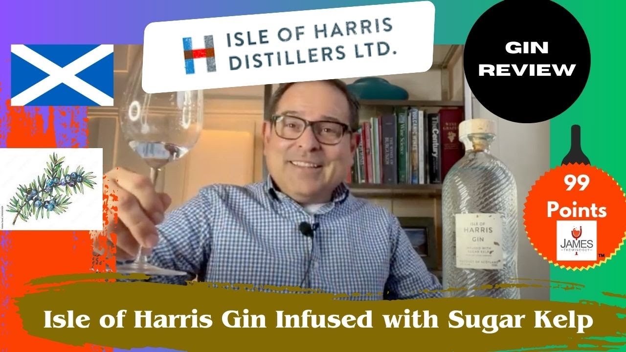 Isle of Harris Gin Infused with Sugar Kelp - WOW 99 Points!