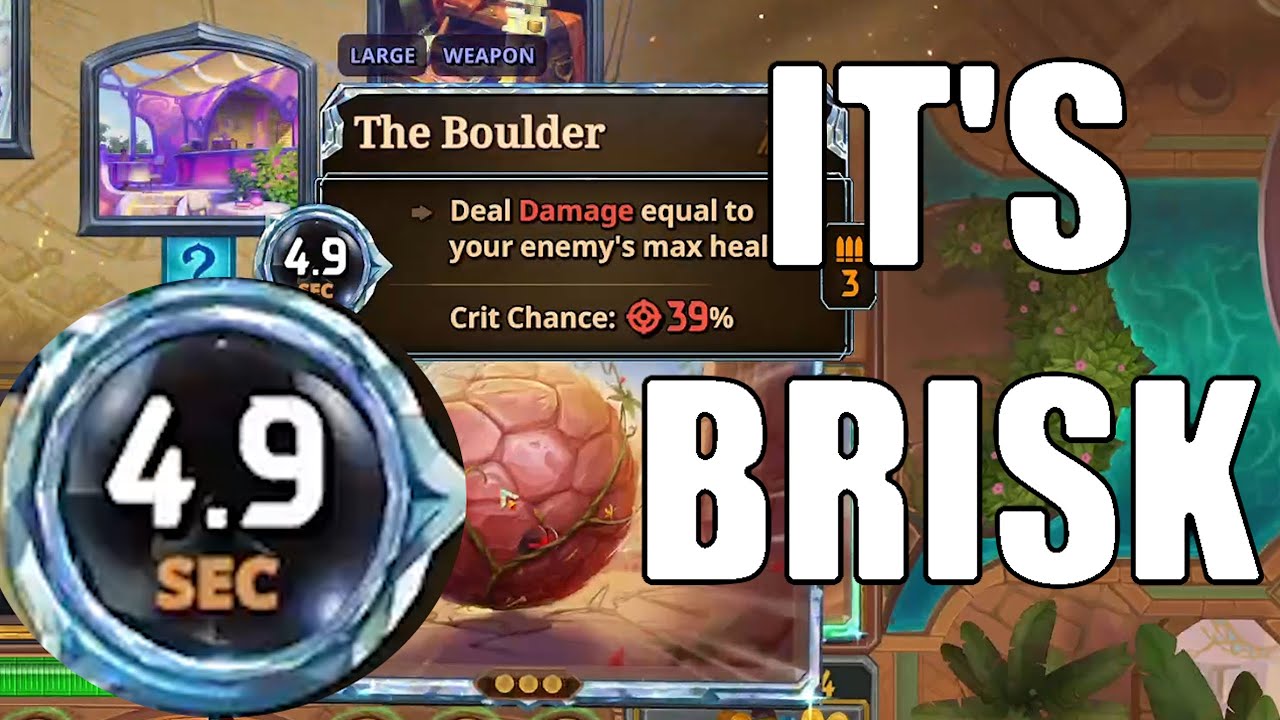 The Big Brisk Busted Bazaar Boulder Build