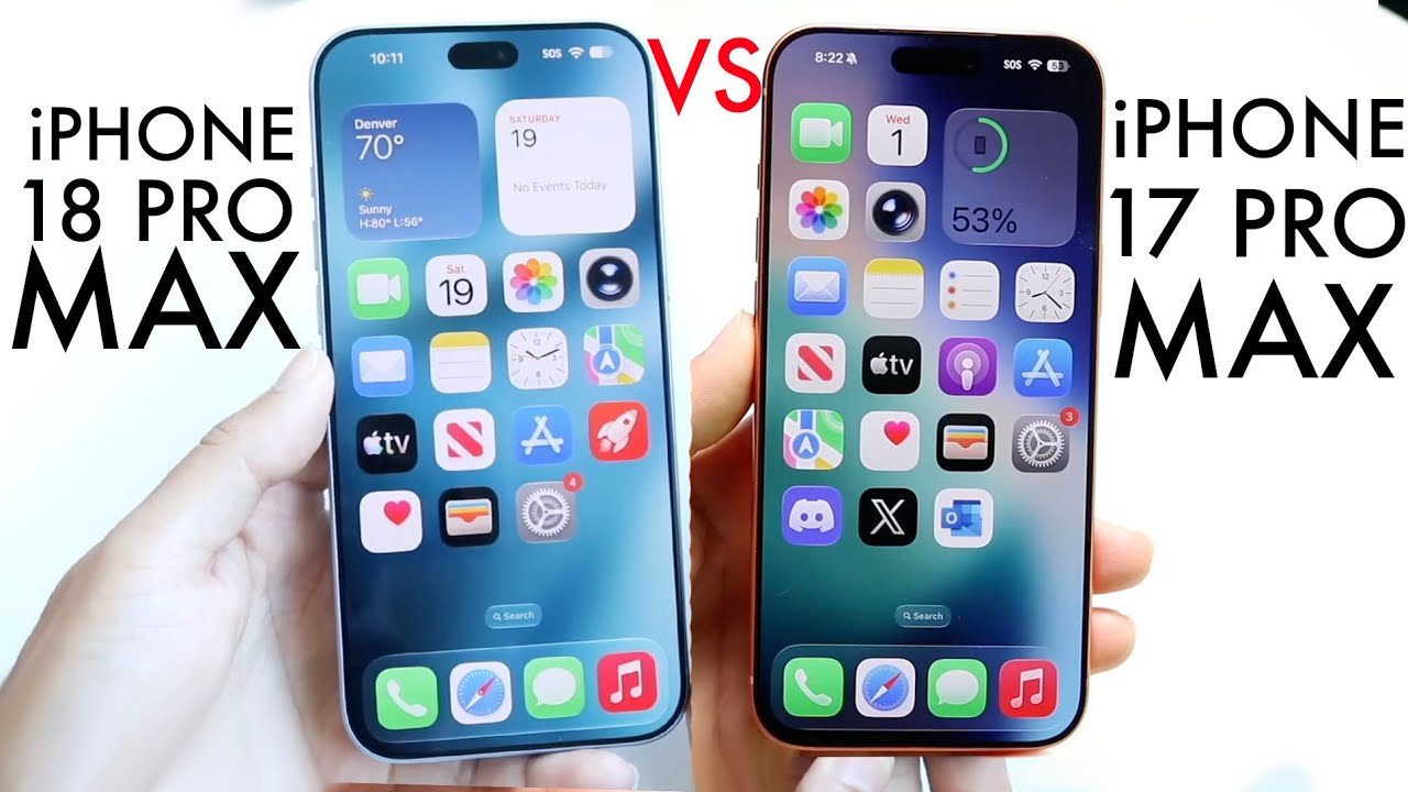 iPhone 18 Pro Max против iPhone 17 Pro Max! (Сравнение) (Обзор)